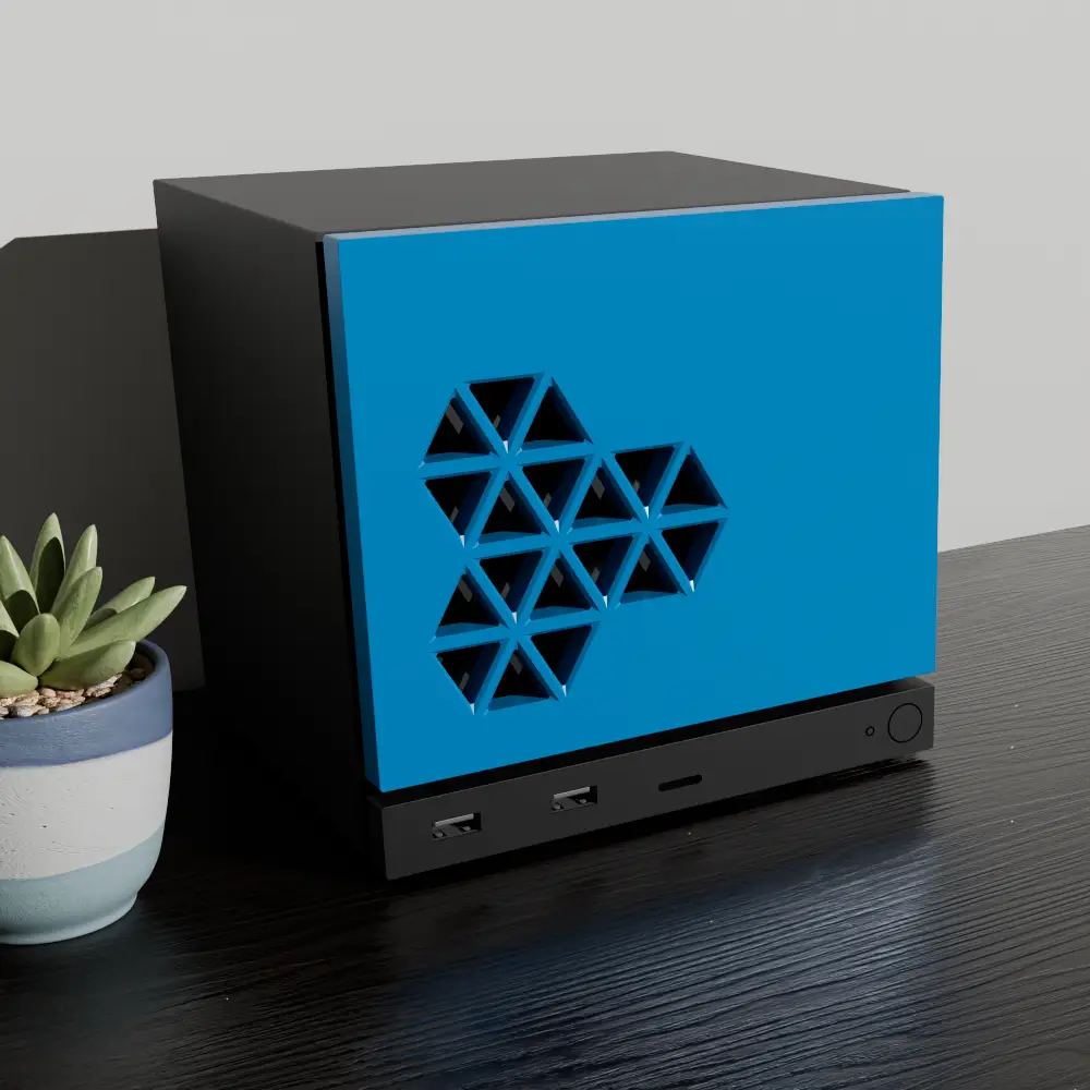 HEX-01 Voltage Blue Plastic Faceplate for Steam Machine