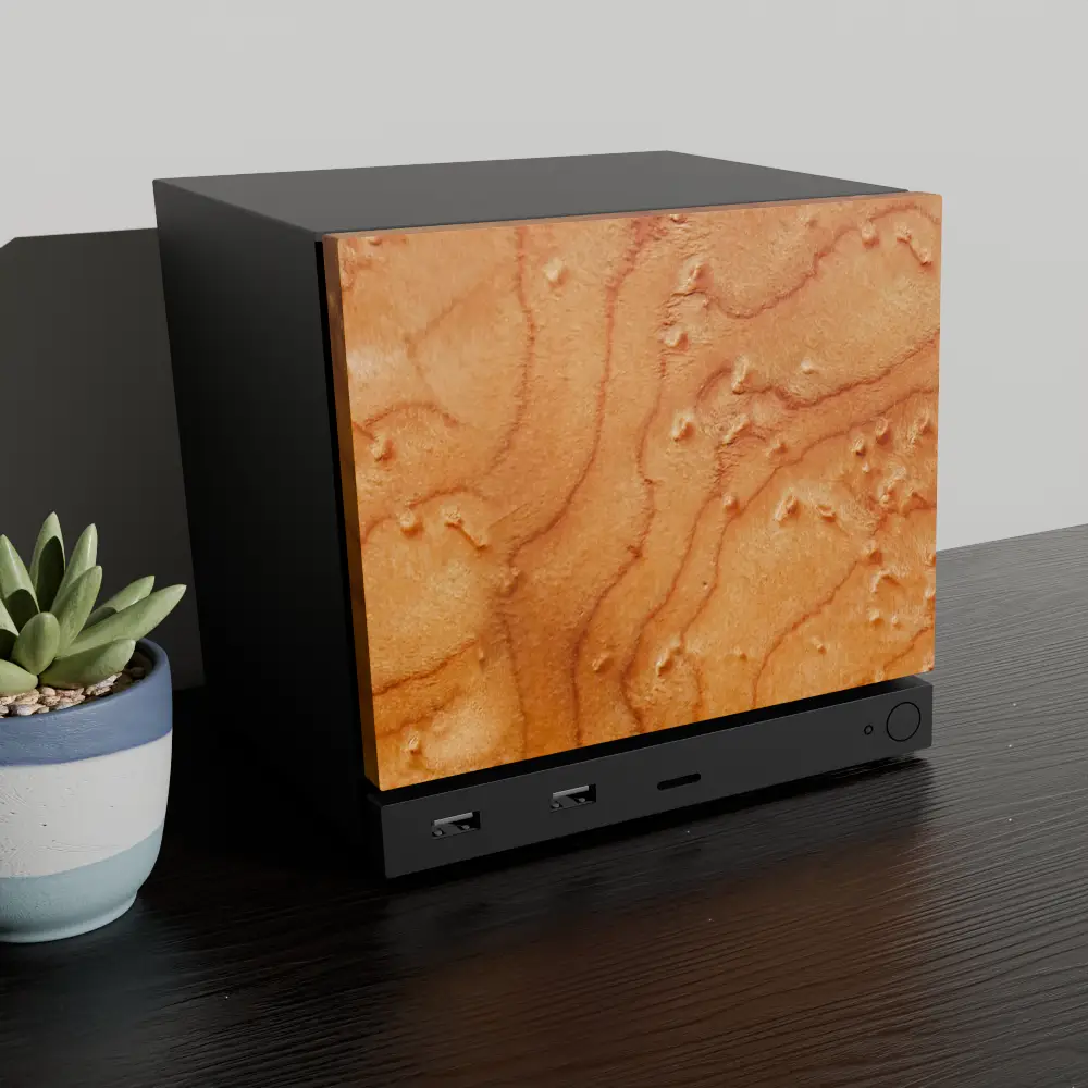 Original Birds Eye Maple Solid Wood Faceplate for Steam Machine